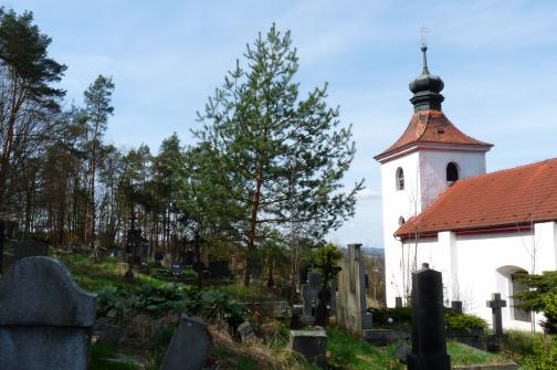 Hřbitov u kostela sv. Šimona a Judy v Týnci